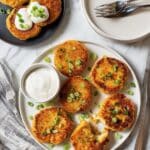 Mashed Potato Pancakes with Cheddar, Scallions, and Fresh Parsley Recipe