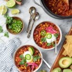 Vegetarian Chili with Fire-Roasted Tomatoes and Chipotle Peppers Recipe