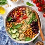 Mediterranean Quinoa Salad with Roasted Tomatoes, Feta, and Fresh Herbs Recipe