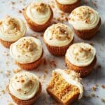 Carrot Cake Cupcakes with Warm Spices and Cream Cheese Frosting Recipe