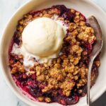 Blackberry Crisp with Oat and Walnut Topping Recipe