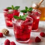 Refreshing Hibiscus Tea with Mint and Raspberries Recipe