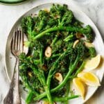 Sautéed Broccolini with Garlic, Red Pepper Flakes, and Lemon Recipe