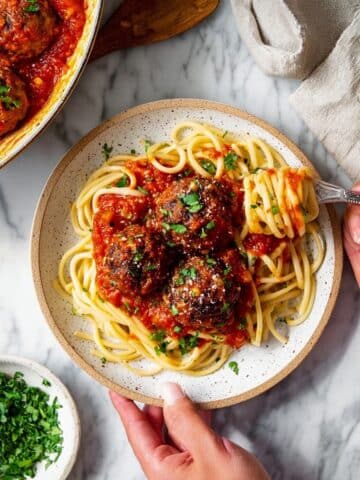 Vegan Mushroom and Black Bean Meatballs with Marinara Recipe