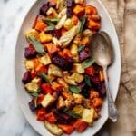 Roasted Root Vegetables with Sage Oil and Crispy Sage Recipe