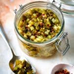 Homemade Pickle Relish: Sweet and Tangy Topping for Veggie Burgers and Hot Dogs Recipe