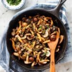 Sauteed Mushrooms with Garlic, Tarragon, and Tamari Recipe