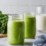 Vibrant Kale & Peach Matcha Smoothie Recipe