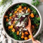 Wheat Berry Salad with Roasted Butternut Squash, Sage, and Cranberries Recipe