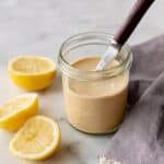 Creamy Tahini Lemon Dressing Recipe