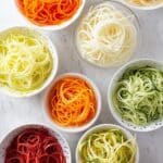 Colorful Vegetable Noodles: How to Make Healthy Spiralized Veggie Pasta Recipe