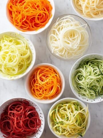 Colorful Vegetable Noodles: How to Make Healthy Spiralized Veggie Pasta Recipe