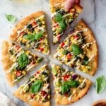 Best Vegan Pizza with Sun-Dried Tomatoes, Jalapeño, and Cashew Cream Recipe