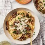 Garlic Herb Mushroom Pasta Recipe