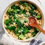 Creamy Vegan Pasta with White Bean Sauce and Broccoli Recipe