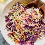 Vegan Coleslaw with Creamy Tangy Dressing Recipe