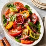 Simple and Delicious Tomato Salad with Gremolata and Basil Recipe