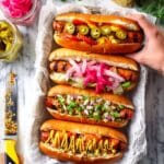 Vegan Carrot Hot Dogs with Smoky Marinade and Grilled Finish Recipe