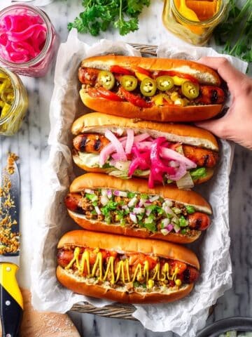 Vegan Carrot Hot Dogs with Smoky Marinade and Grilled Finish Recipe