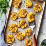 Crispy Smashed Potatoes with Fresh Herbs Recipe