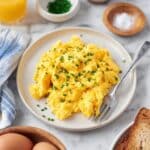 Creamy Scrambled Eggs with Chives Recipe