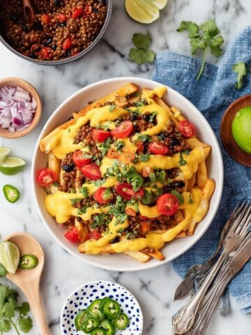 Vegan Chili Cheese Fries Recipe