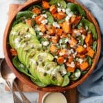 Sweet Potato Salad with Feta, Avocado, and Tahini Dressing Recipe