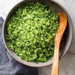 Cilantro-Lime Broccoli Rice (or Raw Broccoli Rice) Recipe