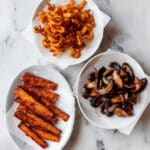 Vegan Bacon Trio: Crispy Tempeh, Shiitake, and Coconut Bacon Recipes Recipe