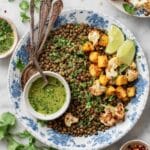 Curried Lentil Salad with Roasted Cauliflower and Paneer Recipe