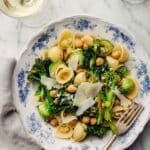 Orecchiette Pasta with Broccoli and Veggie Broth Recipe