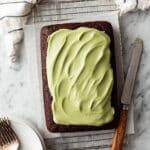 Chocolate Zucchini Cake with Matcha Cashew Frosting Recipe