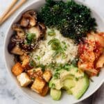 Cauliflower Rice Kimchi Bowls Recipe