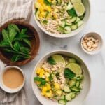 Cucumber Mango Miso Noodle Bowl Recipe