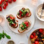 Grilled Ratatouille Tartines Recipe