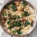 Creamy Vegan Shiitake & Kale Pasta Recipe