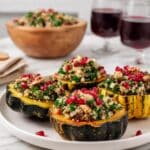 Quinoa Salad Stuffed Acorn Squash Recipe
