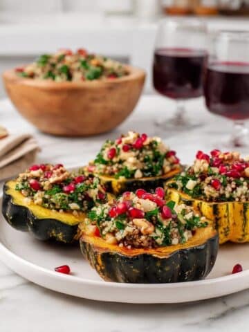 Quinoa Salad Stuffed Acorn Squash Recipe